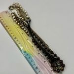 Nakamol brown and cream pearl multi strand long chain necklace Photo 6