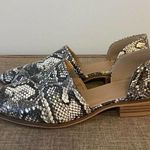 Catherine Malandrino  “Alaney” Snakeskin D’Orsay Shoes Women's 9 Leather Flats Photo 1