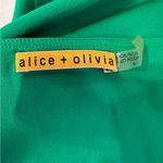 Alice + Olivia Green Tank Silk Mini Dress / Top Size Medium | Vintage Y2K Photo 8