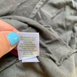 Garnet Hill  Top Womens Gray Mock Wrap Stretch Boho Blouse Xs X-small Photo 6