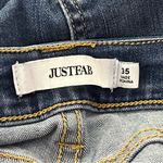 JustFab  High Rise Baby Boot Jeans Medium Wash 35 Photo 2