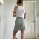 Brandy Melville  Green Plaid Mini Skirt Photo 6