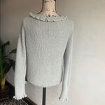 Boden Jessica Ruffle Trim Alpaca Blend Pale Green Cardigan Sweater Size 6 Photo 12