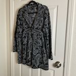 Style & Co Style Co Paisley Cardigan Light Coat Long size X-Large 100% cotton Photo 2