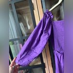Sea New York maxi dress smocked nap hill house puff long sleeve purple tabitha Size 10 Photo 3