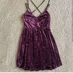 Forever 21  Maroon Velvet Dress Photo 1