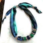 Chico's Chico’s Adjustable Satin Scarf Necklace Photo 9