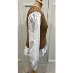 Anthropologie By Sweater Vest & Blouse Layered Top Preppy Honey White University Photo 3