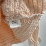 Bobi Blouse Large Smocked Bare Light Peach NWT Long Sleeve 100% Cotton Stretch Photo 14