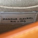 Mansur Gavriel Tan Brown Vegan Leather Turn Twist Lock Mini Crossbody Bag Photo 8