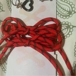 Anthropologie  Shoe Charms and Laces Accessories Set Red OS Photo 5