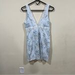 Hello Molly NWT  COQUETTE LOVER LACE MINI DRESS BLUE size 4 Photo 6