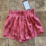 Nike  One Dri-FIT High-Waisted Brief-Lined Printed Shorts Canyon Pink Size Small Photo 2