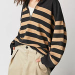 Free People  Coastal Stripe pullover Photo 0