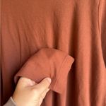 All In Motion Rust Long Sleeve Ribbed Top XL  Go-Dry Photo 1