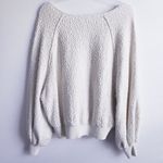 Free People  Popcorn Pullover Long Sleeve V-Neckline Sweater Photo 5