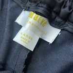 Maeve Faux Patent Leather Wide Leg Pant Large Black NEW Streetwear Anthropologie Photo 10