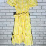 Lisa Marie Fernandez x Target NWT Yellow Gingham Midi Shirt Dress Size 1X Photo 4