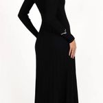 Petal and Pup  Alison Long Sleeve Maxi Dress - Black - Medium (New) Photo 2