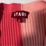 Staud Shoko Ribbed Knit Midi Dress Bittersweet/Peach Sz S Orange Photo 2