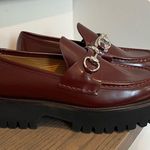 Gucci Sylke Leather Bit Loafers in Vintage Bordeaux Photo 2
