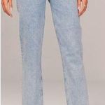 Abercrombie & Fitch  The 90’s Straight Ultra High Rise Crossover Waist Jeans Photo 0