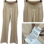 Cotton Blend High Waisted Cream Flare Stretch Pull On Legging Pants Womens XS Photo 1