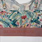 Duluth Trading Co. Multicolor Floral Sports Bra unlined medium light support M Green Photo 3