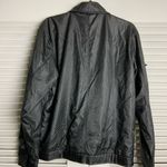 MD Shiny Black Bogari Studio Moto Jacket Size M Photo 2