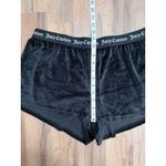Juicy Couture Juicy‎ Couture Velour Sleep Shorts Women's XL Black Rhinestone Logo Photo 4