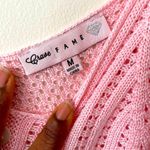 Crave fame  Pink Crochet Crop Top Size Medium NWT Photo 4