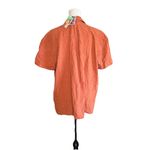 Latino Floral Embroidered Shirt Button Up Size XL Pumpkin Harvest Festival NWT Photo 2