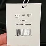 ANDIE NWT  The Belmar One Piece V Neck Belt Swimsuit Removable Cups L Black #3281 Photo 6