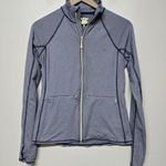 Lilly Pulitzer KAPRI Luxletic Zip Up Jacket NAVY Feeder Stripe Size SMALL EUC! Photo 0