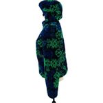 Patagonia Retro X Cardigan Hoodie Blue Green Black Deep Pile Fleece Size Small Photo 3