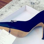 THE DROP PARISH HOLIDAY BOW PUMP Blue Size 6 Photo 3