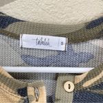 TALULAH Camo Waffle Top Henley Size Small Photo 4