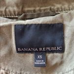 Banana Republic  Ruffle Utility Army Green Jacket Size XS Photo 14