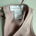 House of Harlow  1960 Classic Light Pink High Neckline Back Tie Maxi Dress Size S Photo 6