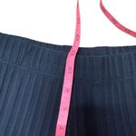 BlacktoGrey Black Ribbed Flare Leggings High Waisted Cotton Large Photo 4