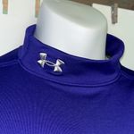 Under Armour  Women’s Purple Fitted ColdGear Mock Neck Fit and Flare Pullover-Med Photo 6