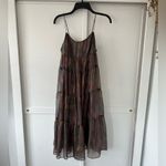 Urban Outfitters  Brown Ecote Alora Tiered Dress • Size Small Photo 2