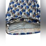 Boden Ruth Faux Wrap Dress Blue Botanical Sz 10 Long workwear business casual Photo 11