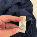 Ecru  NYC Blue button down long sleeve shirt blouse size small Photo 3