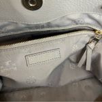 Tory Burch  Embossed Leather Bryant East West Tote Gray Shoulder Bag Le Fleur Photo 10