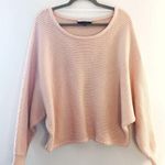 Eloquii Sweater Pink Cropped Dolman Sleeve Ribbed Sweater Sz 18/20 (2X) EUC Photo 0