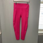 GapFit High Waisted Pink Athletic Leggings With Pockets Size M Size M Photo 3
