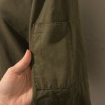 Hinge  women’s small‎ olive green bomber jacket Photo 3