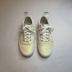 Vans  Old Skool Glitter Sparkle Low Top Sneakers Women's Cream White Shoes Size 8 Photo 1