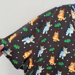 Bluey Character Scrub Top Bingo & Bluey Christmas Reindeer Women's Plus Size 3X Photo 1